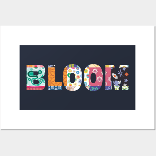 Bloom Patchwork Posters and Art